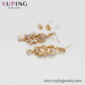 94698 Luxe or bijoux vente chaude boucles d&#39;oreilles design multi-pierres boucles d&#39;oreilles pour les femmes